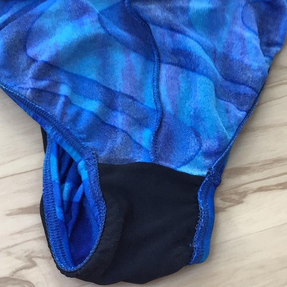 Ceres Blue Racerback Swimsuit - Picture 9 of 11